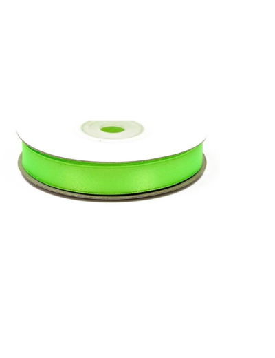 Ruban satin vert flash 556 largeur 12 mm