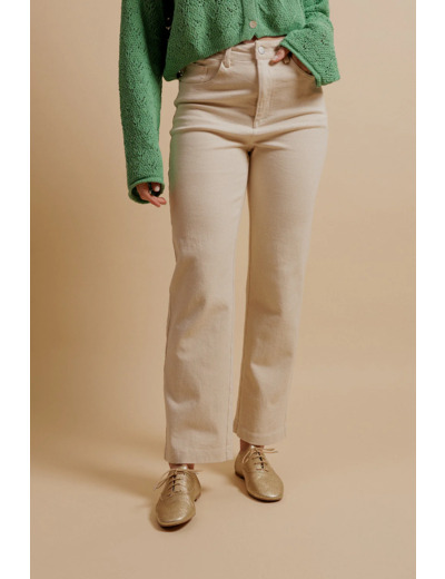 Janine - Pantalon Beige