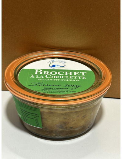 Terrine de brochet à la ciboulette  (200g)