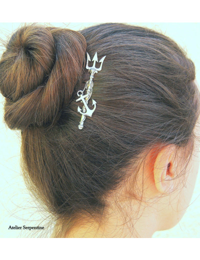 Epingle à cheveux "TRIDENT"
