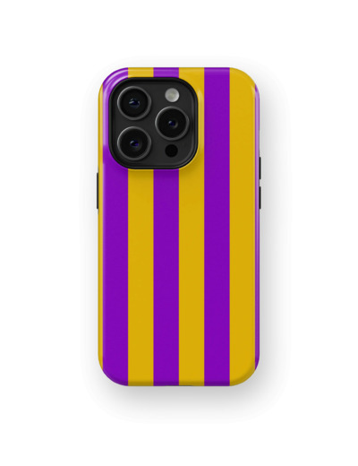 Purple Pie Stripes Case | Coque de téléphone 3D 2en1 Ultra-résistante