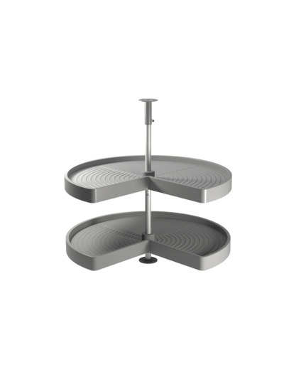 Plateau 3/4 tournant 2 niveaux pour meuble cuisine