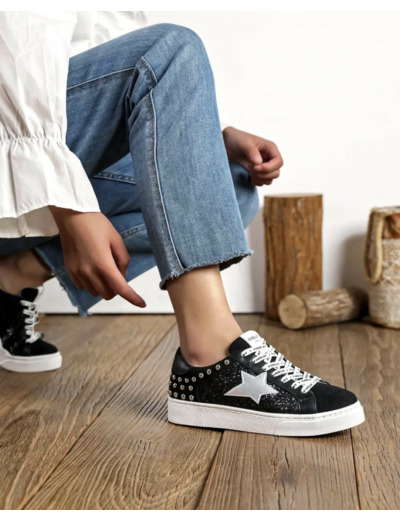 Basket Femme Black - Pauline -  Findlay