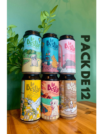 Pack 12 canettes 44cl