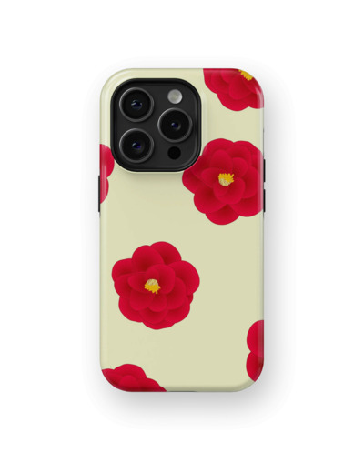 Crimson Elegance | Coque de téléphone 3D 2en1 Ultra-résistante