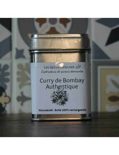 Assemblage Curry de Bombay - 40G - Boite métal