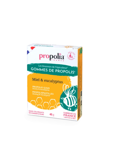 Gommes de propolis et miel - parfum eucalyptus
