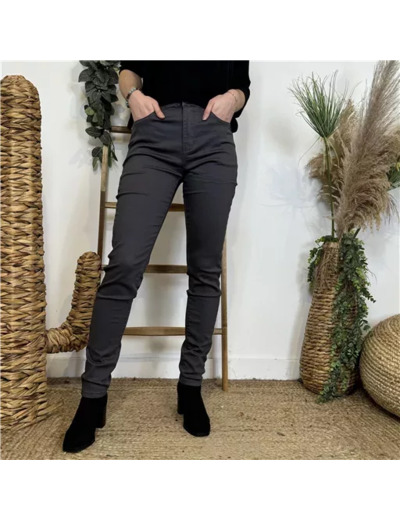 O551- Jean Slim Voggo T36-T44 (gris)