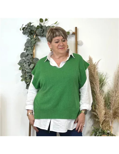 K550- Pull sans manche (Tu) (vert brésil)
