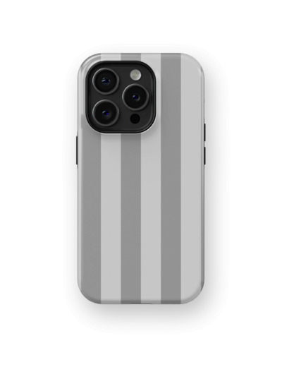 Grey Stripes Case | Coque de téléphone 3D 2en1 Ultra-résistante