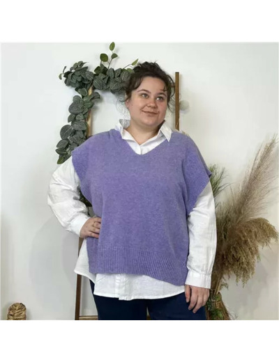 Z550.- Pull sans manche (Tu) (lilas)