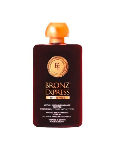 Lotion Bronz'Express Teintée Naturel Auto-Bronzante Visâge et Corps 100 ml