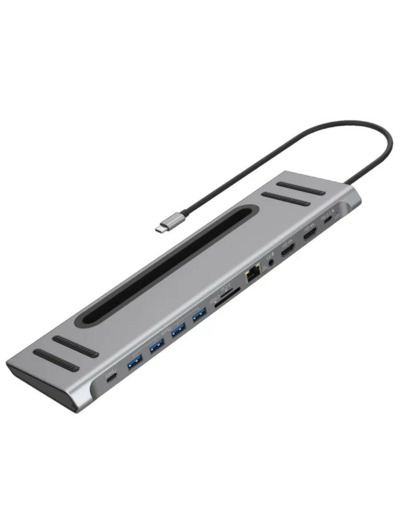 XTREMEMAC Docking station 12-en-1 USB Type C