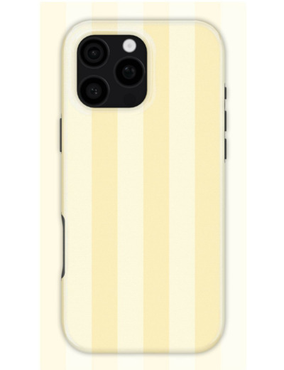 Lemon Stripes Case | Coque de téléphone 3D 2en1 Ultra-résistante