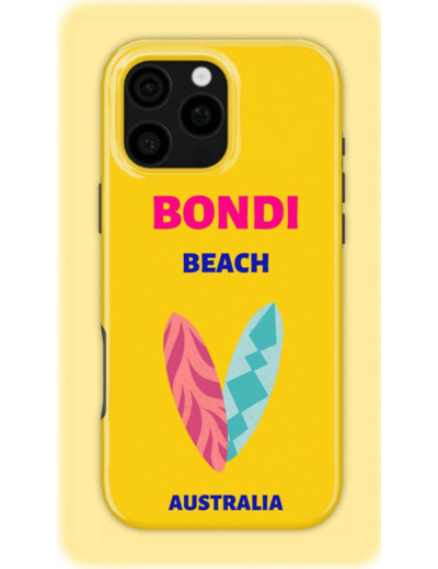 Bondi Beach Case | Coque de téléphone 3D 2en1 Ultra-résistante