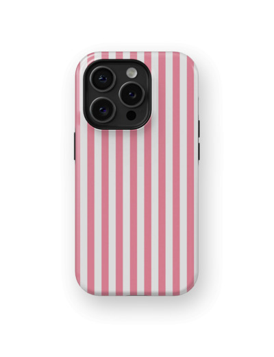 Pink Stripes | Coque de téléphone 3D 2en1 Ultra-résistante