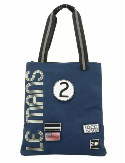Sac de shopping 24H LEGENDE LE MANS - bleu