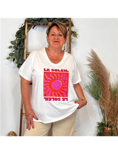 K181- T Shirt C’Mélodie (Gt) 🇮🇹 (blanc)