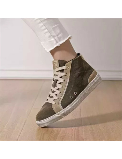 R419- Sneakers Montante Moow (T36-T41) (kaki)