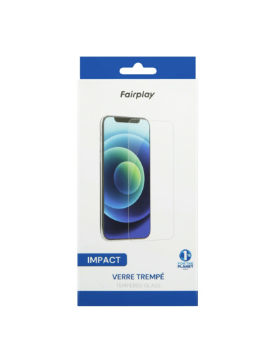 FAIRPLAY IMPACT iPhone 13 Pro Max/14 Plus verre de protection antichoc