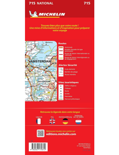 CARTE NATIONALE PAYS-BAS
