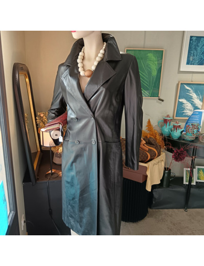 Manteau cuir Loewe