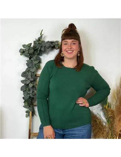 Y253- Tricotonic Col rond, Les T44 & 48 (vert sapin)