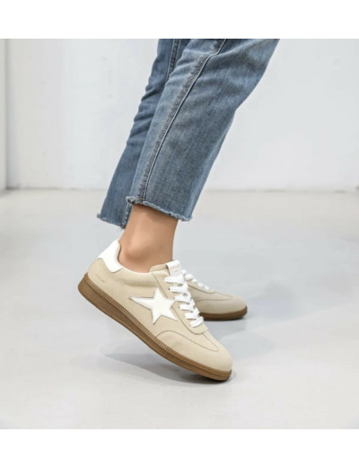 Basket Femme Beige - Maya - Findlay