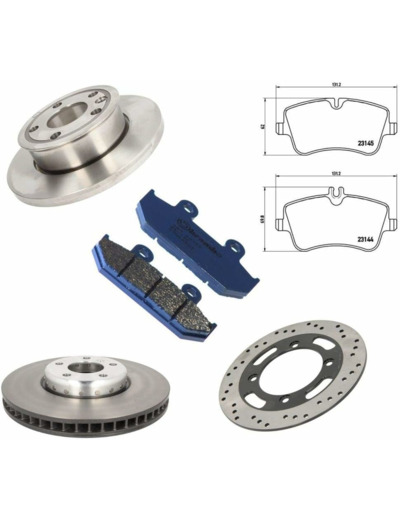 BREMBO - Plaquettes de freins Épaisseur 8,1mm - 07KA1306