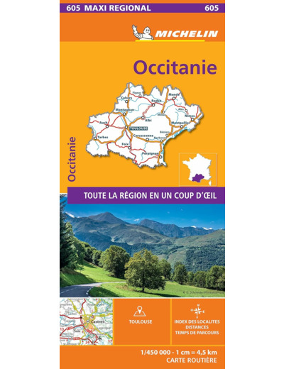 CARTE REGIONALE MAXI - OCCITANIE