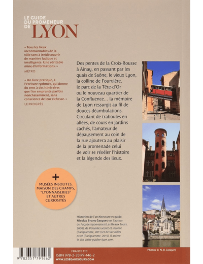 LE GUIDE DU PROMENEUR DE LYON 2018