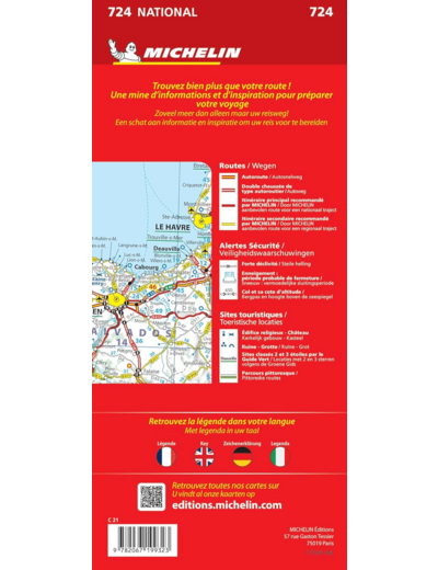 CARTE NATIONALE FRANCE NORD / FRANKRIJK NOORD