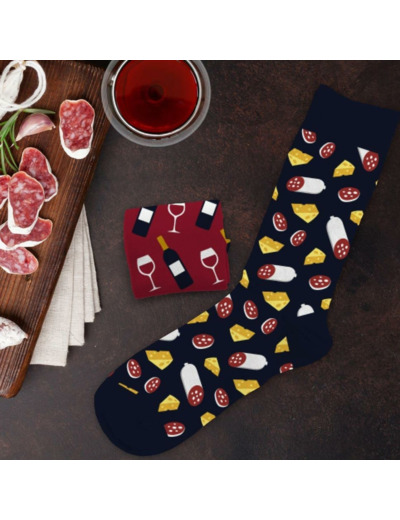 Chaussettes dépareillées - Pinard Sauciflard