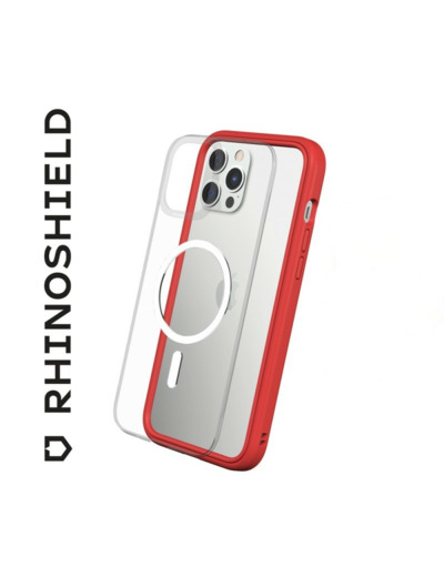 RHINOSHIELD COQUE MODULAIRE MOD NX ROUGE COMPATIBLE MAGSAFE POUR APPLE IPHONE 14 PRO MAX