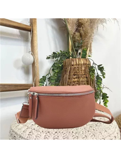 P424- Sac Banane Flora&Co (marron)