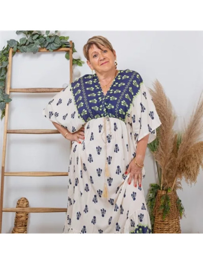 K274- Robe Bohême C'Mélodie (GT) (beige)