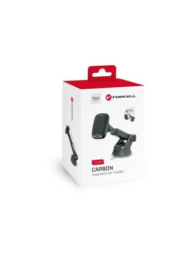 FORCELL support voiture magnetique sur la vitre CARBON H-CT327