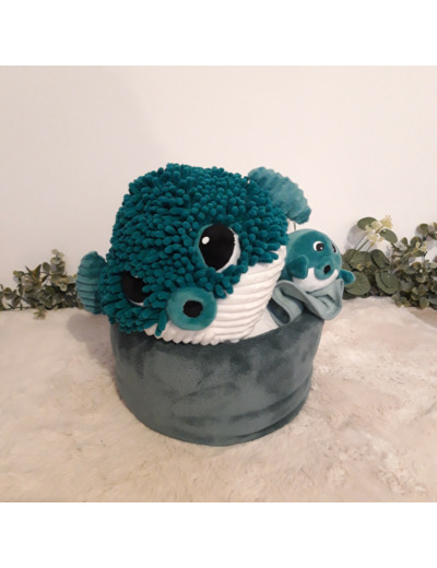Gâteau de couches - Poisson globe Gobetou