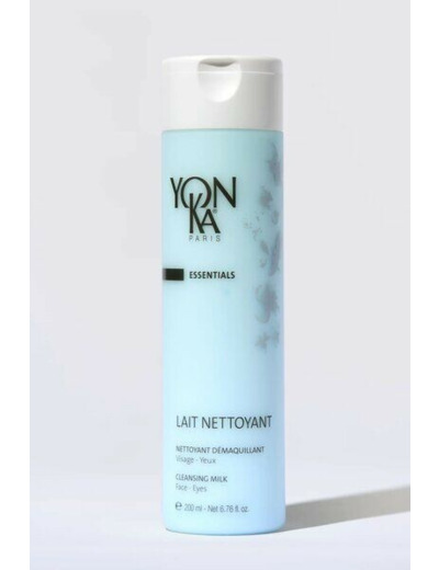 Lait Nettoyant Yonka 200ml - Visage, Yeux & Lèvres - Démaquille, Nettoie et Apaise