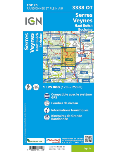 3338OT SERRES VEYNES HAUT BUECH BOCHAINE