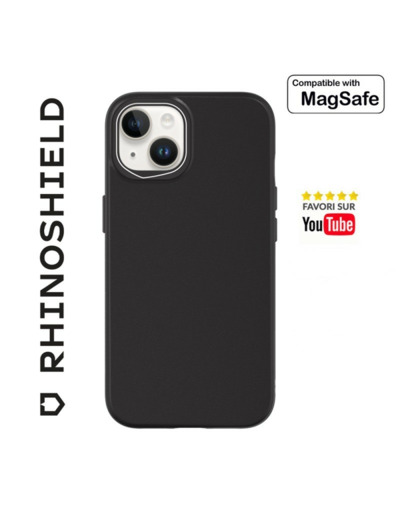 RHINOSHIELD COQUE SOLIDSUIT NOIR CLASSIC COMPATIBLE MAGSAFE POUR APPLE IPHONE 13/14