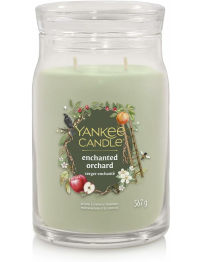 Yankee Candle Bougie parfumée dans un verre (grande) - Bougie signature « Collection automne 2025 » - Durée de combustion : jusqu'à 90 heures