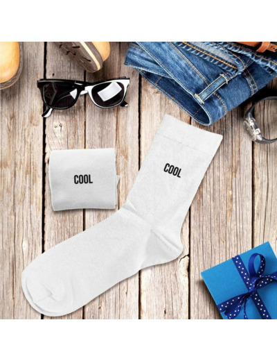 Chaussettes homme blanche - Cool