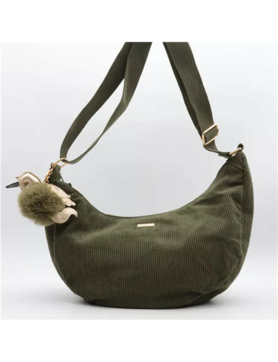 P403- Banane Velour cotelé Flora & Co (kaki)