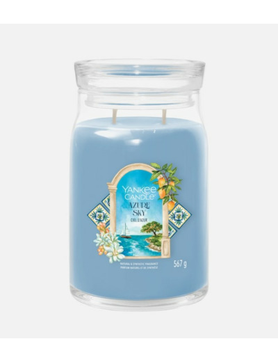 Bougie YankeeCandle Grande Jarre Ciel d'Azur
