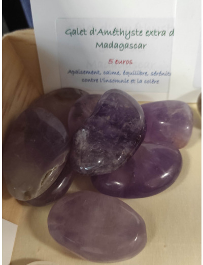 Galet d'Améthyste