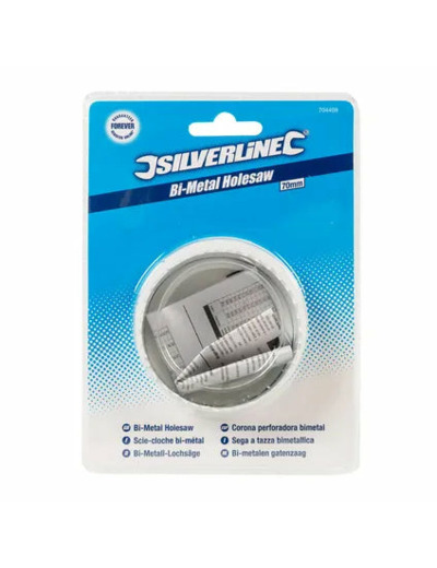 Silverline 704409 Scie-cloche Bi-métal 70 mm