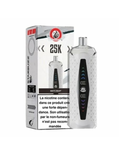 Puff Chicha - White Bear - 25K Starbuzz