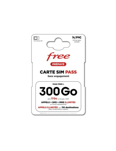 Carte SIM Free prépayée