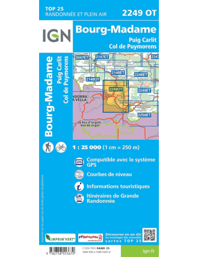 2249OT BOURG-MADAME/COL PUYMORENS PUIG CARLIT